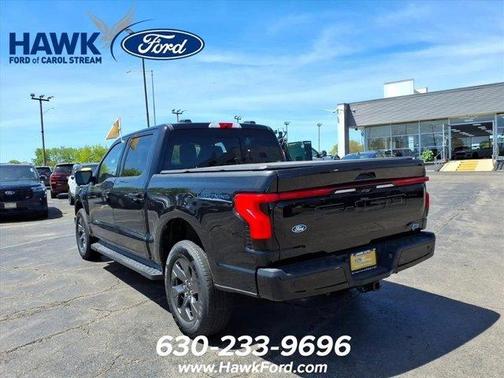 Black Metallic 2025 Ford F-150 Lightning LARIAT