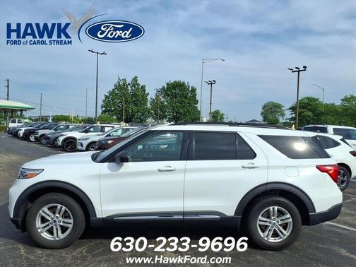 Oxford White 2021 Ford Explorer XLT