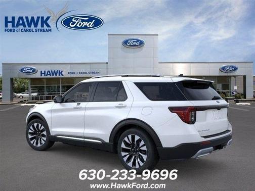 Star White 2026 Ford Explorer Platinum