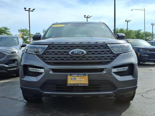 Gray Metallic 2022 Ford Explorer XLT