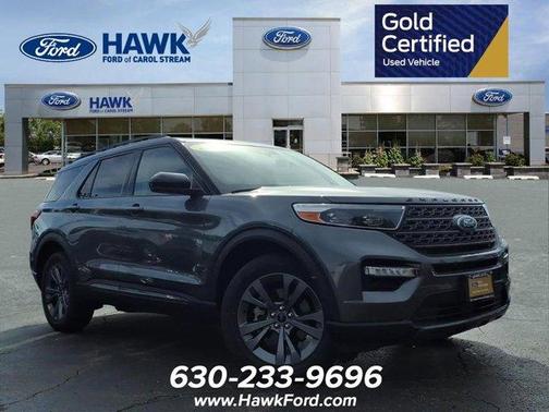 Gray Metallic 2022 Ford Explorer XLT
