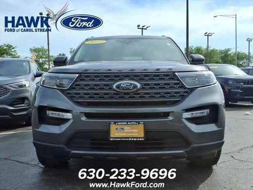Gray Metallic 2022 Ford Explorer XLT