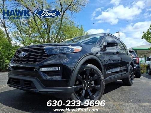 Black Metallic 2024 Ford Explorer ST-Line