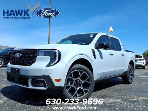 White Metallic 2025 Ford Maverick Lariat