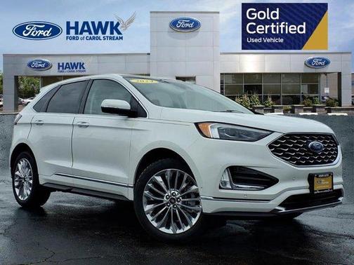 Star White 2024 Ford Edge Titanium