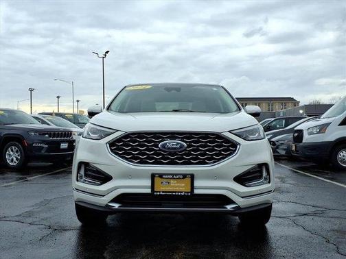 Star White 2024 Ford Edge Titanium