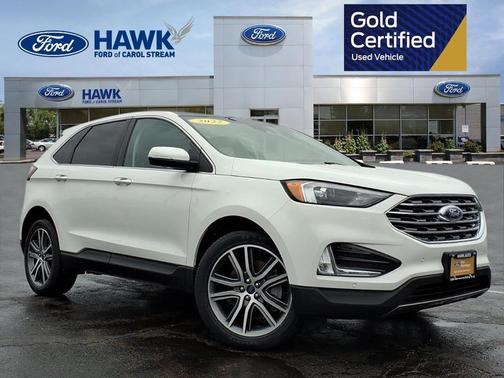 Star White 2022 Ford Edge Titanium