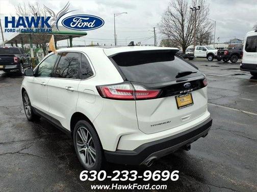 White Metallic 2022 Ford Edge Titanium