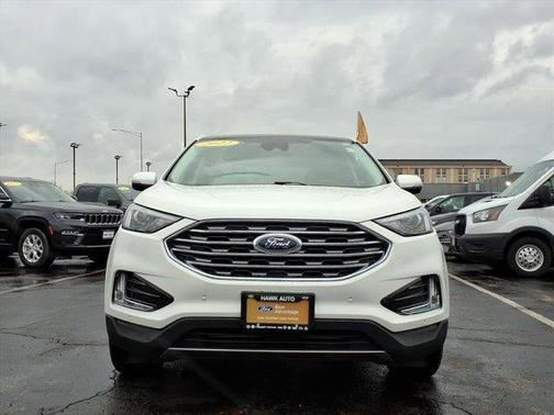 Star White 2022 Ford Edge Titanium