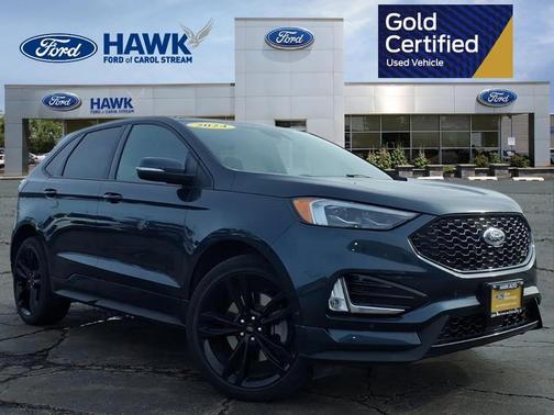 Blue Metallic 2024 Ford Edge ST