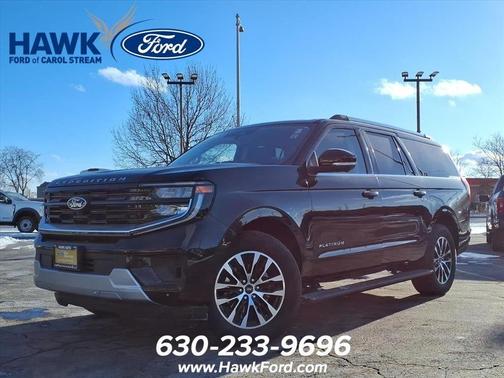 Black Metallic 2025 Ford Expedition Max Platinum