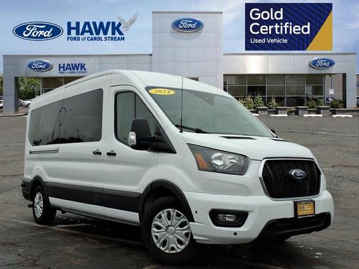 Oxford White 2024 Ford Transit-350 XLT