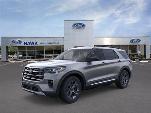 Gray Metallic 2025 Ford Explorer Active