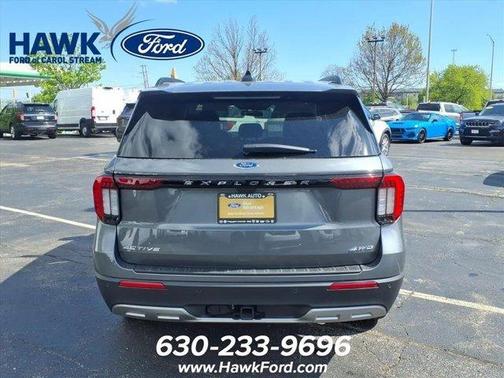 Gray Metallic 2025 Ford Explorer Active