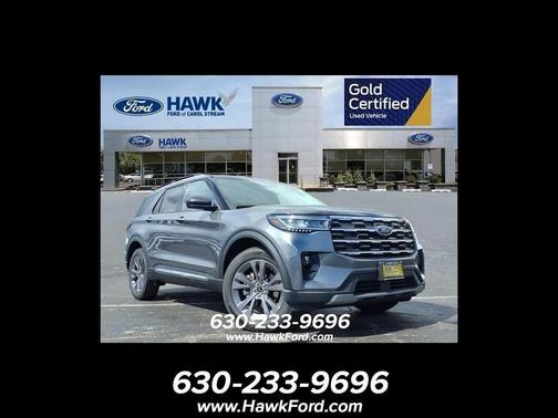 Gray Metallic 2025 Ford Explorer Active
