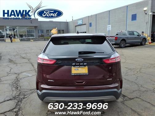 Burgundy 2024 Ford Edge SEL