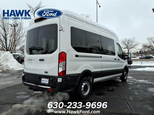 Oxford White 2024 Ford Transit-350 148 WB Medium Roof Cargo