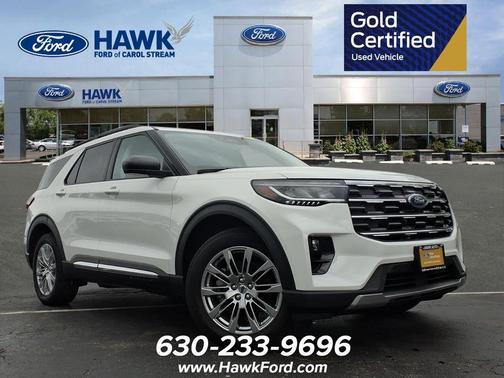 White Metallic 2025 Ford Explorer Active