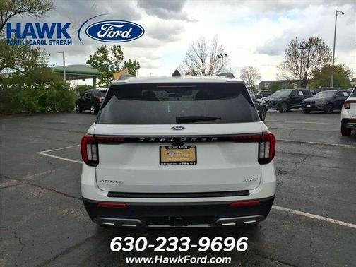 White Metallic 2025 Ford Explorer Active