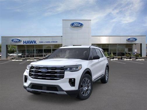 White Metallic 2025 Ford Explorer Active
