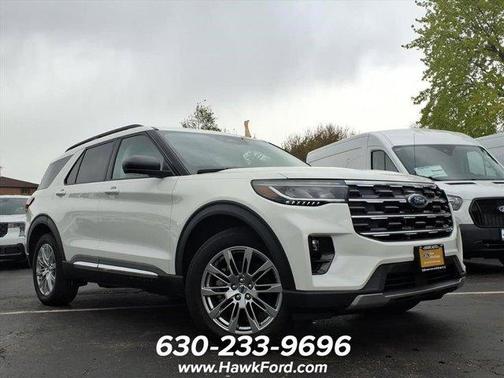 White Metallic 2025 Ford Explorer Active