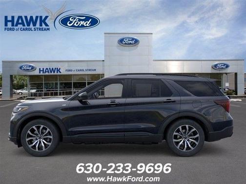 Agate Black Metallic 2026 Ford Explorer ST-Line
