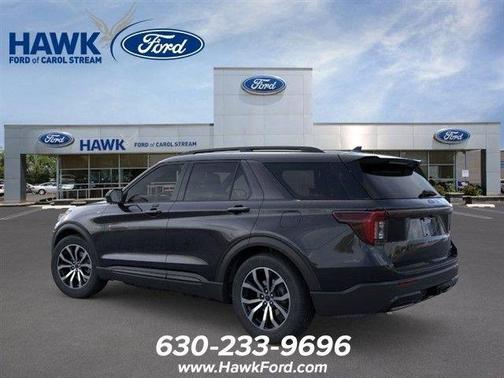 Agate Black Metallic 2026 Ford Explorer ST-Line