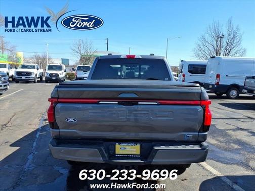 Gray Metallic 2025 Ford F-150 Lightning LARIAT