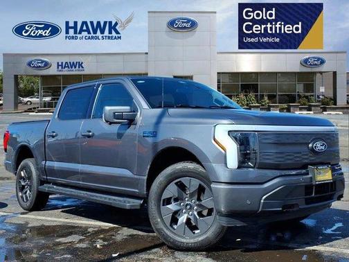 Gray Metallic 2025 Ford F-150 Lightning LARIAT