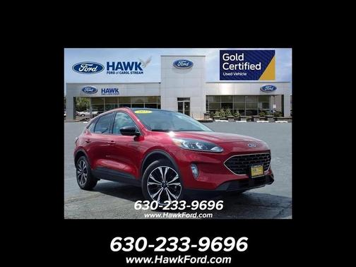 Red Metallic 2022 Ford Escape SEL