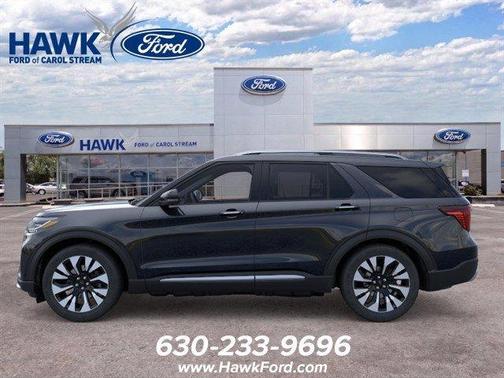 Black Metallic 2026 Ford Explorer Platinum