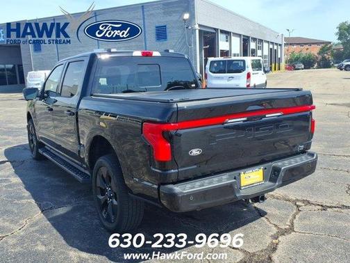 Black Metallic 2025 Ford F-150 Lightning Platinum