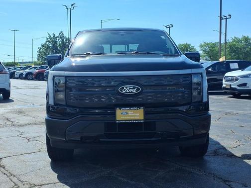 Black Metallic 2025 Ford F-150 Lightning Platinum