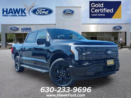 Black Metallic 2025 Ford F-150 Lightning Platinum