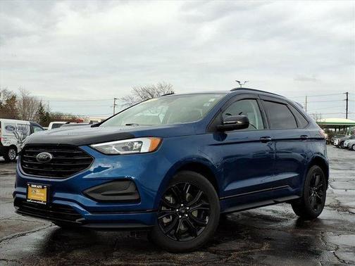 Atlas Blue Metallic 2024 Ford Edge SE