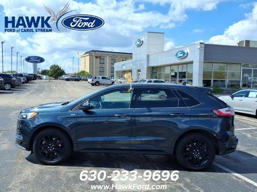 Blue Metallic 2024 Ford Edge ST Line