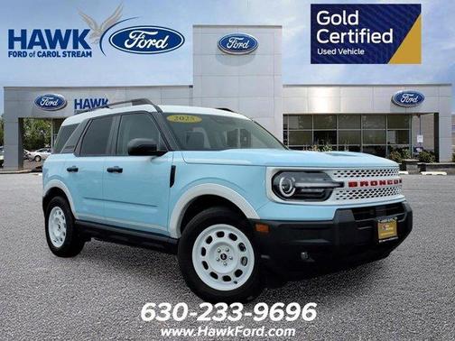 Blue 2025 Ford Bronco Sport Heritage