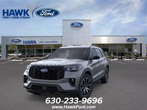 Gray Metallic 2026 Ford Explorer ST-Line
