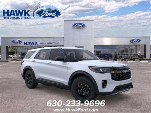Space White Metallic 2026 Ford Explorer Tremor