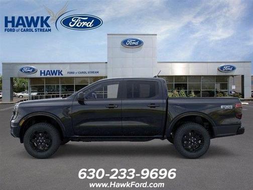 Shadow Black 2025 Ford Ranger XLT