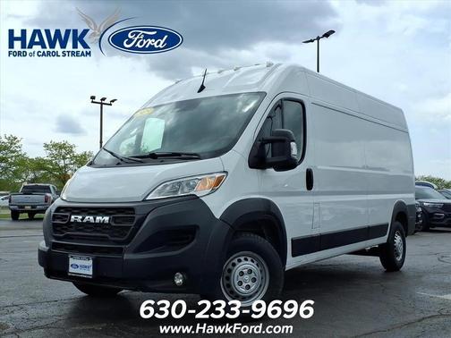 Bright White Clearcoat 2025 RAM ProMaster 2500 High Roof