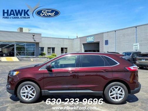 Burgundy 2024 Ford Edge SEL