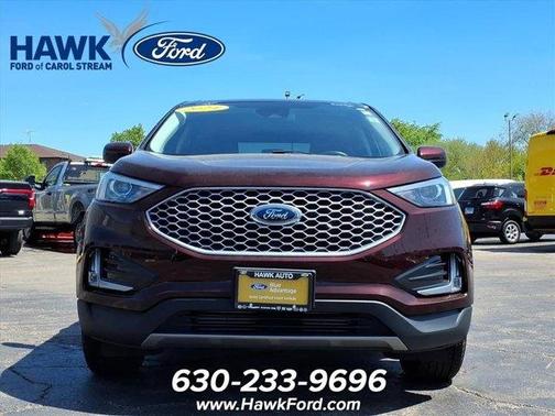 Burgundy 2024 Ford Edge SEL