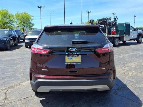 Burgundy 2024 Ford Edge SEL