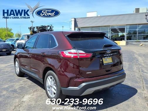 Burgundy 2024 Ford Edge SEL