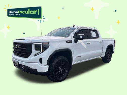 Summit White 2024 GMC Sierra 1500 Elevation