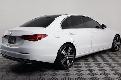 Polar White 2023 Mercedes-Benz C-Class Sedan