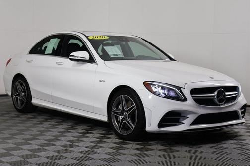 Polar White 2020 Mercedes-Benz AMG C 43 4MATIC