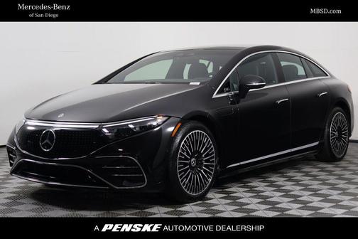 Obsidian Black Metallic 2022 Mercedes-Benz EQS 450+ 4MATIC