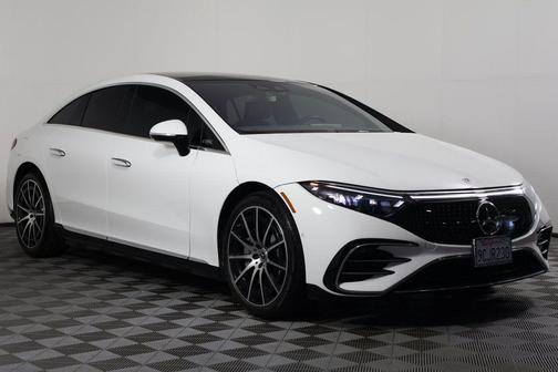 Polar White 2022 Mercedes-Benz EQS 450+ 4MATIC